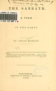 The Sabbath by Abijah Bigelow