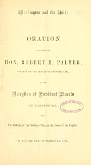 Cover of: Washington and the union.