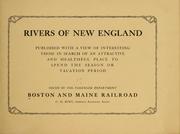 Cover of: Rivers of New England ... | Boston and Maine Railroad.