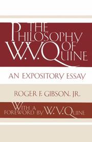 The Philosophy of W.V. Quine by Willard Van Orman Quine