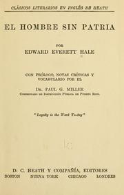 Cover of: El hombre sin patria by Edward Everett Hale