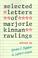 Cover of: Selected Letters of Marjorie Kinnan Rawlings
