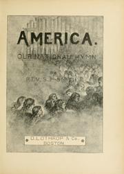 Cover of: America. by Samuel Francis Smith