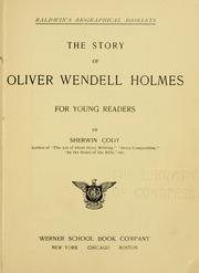 Cover of: story of Oliver Wendell Holmes, for young readers