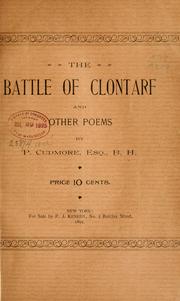 Cover of: The battle of Clontarf. by Patrick Cudmore