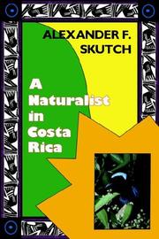 Cover of: A naturalist in Costa Rica
