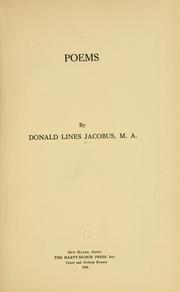 Cover of: Poems