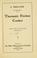 Cover of: A treatise on the management of the Thermatic fireless cooker, together with over 250 carefully selected recipes.