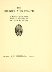 Cover of: The soldier and death by Arthur Michell Ransome