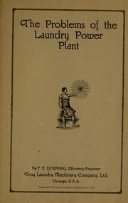 Cover of: problems of the laundry power plant