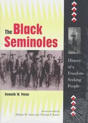 Cover of: The Black Seminoles by Porter, Kenneth Wiggins