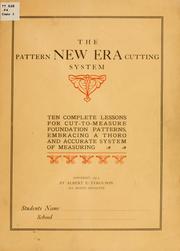 Cover of: The pattern New era cutting system by Albert Edwin Ferguson