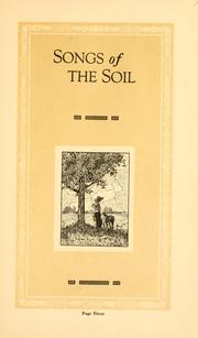 Cover of: Songs of the soil | Howard M. Railsback