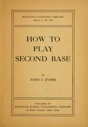 Cover of: How to play second base