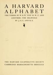Cover of: A Harvard alphabet