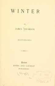 Cover of: Winter | James Thomson