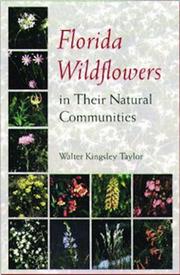 Cover of: Florida wildflowers in their natural communities by Walter Kingsley Taylor