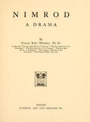 Cover of: Nimrod | Rolt-Wheeler, Francis William