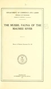 Cover of: The mussel fauna of the Maumee River by Howard Walton Clark