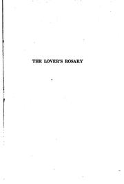 Cover of: The lover's rosary