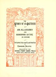 Cover of: The story of an ostrich ... by I. J. Potter