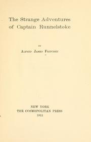 Cover of: The strange adventures of Captain Runnelstoke