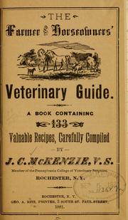 Cover of: The farmer and horseowners' veterinary guide
