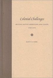 Cover of: Colonial challenges | Robin F. A. Fabel