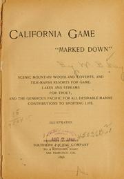 California game "marked down" by W. B. May