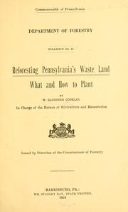 Cover of: Reporting Pennsylvania's waste land. by William G. Conklin