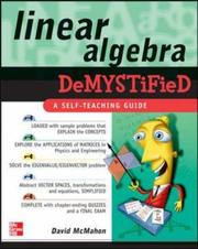 Cover of: Linear algebra demystified