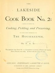 Cover of: The lakeside cook book no. 2: a manual of recipes for cooking, pickling, and preserving ...