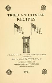 Cover of: Tried and tested recipes