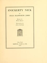 Cover of: Snickerty Nick by Julia Ellsworth Ford