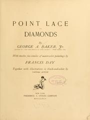 Cover of: Point lace and diamonds