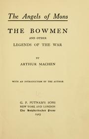 The angels of Mons by Arthur Machen