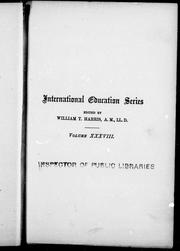 Cover of: The school system of Ontario (Canada): its history and distinctive features