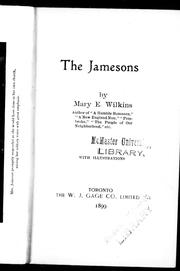 Cover of: The Jamesons by by Mary E. Wilkins.