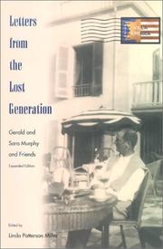 Letters from the Lost Generation by Linda Patterson Miller
