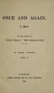 Cover of: Once and again: a novel