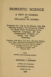 Cover of: Domestic science