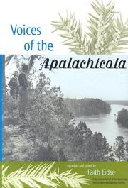 Cover of: Voices of the Apalachicola (Florida History and Culture) by Faith Eidse