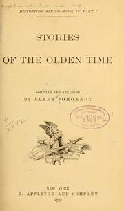 Cover of: Stories of the olden time