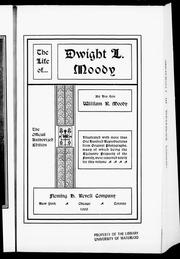 Cover of: The life of Dwight L. Moody by by his son William R. Moody.