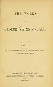 Cover of: Works of George Swinnock, M.A.