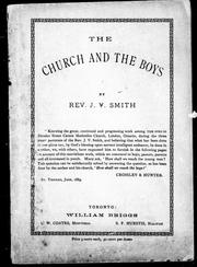 Cover of: The Church and the boys | 