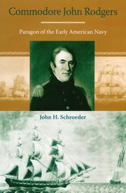 Cover of: Commodore John Rodgers: paragon of the early American Navy