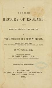 Cover of: concise history of England