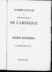 Cover of: Quatrième centenaire de la découverte de l'Amérique by 