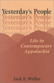 Yesterday's people by Jack E. Weller